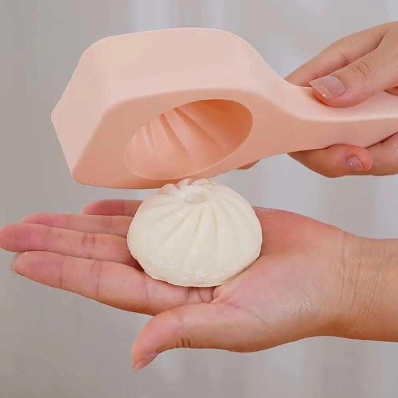  2Pcs Dumpling Maker Steamed Stuffed Bun Tool Baozi Dumpling Molds Chinese Bao Bun Maker For Baking