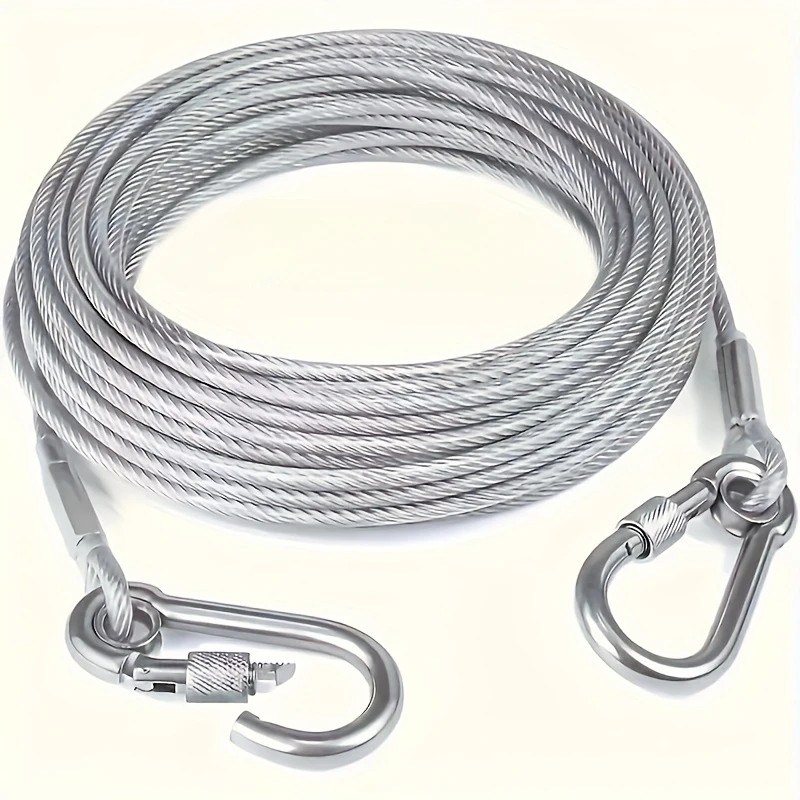  Stainless Steel Clothesline Rope | Heavy Duty Rust-Resistant Multifunctional Clothes Drying Rope