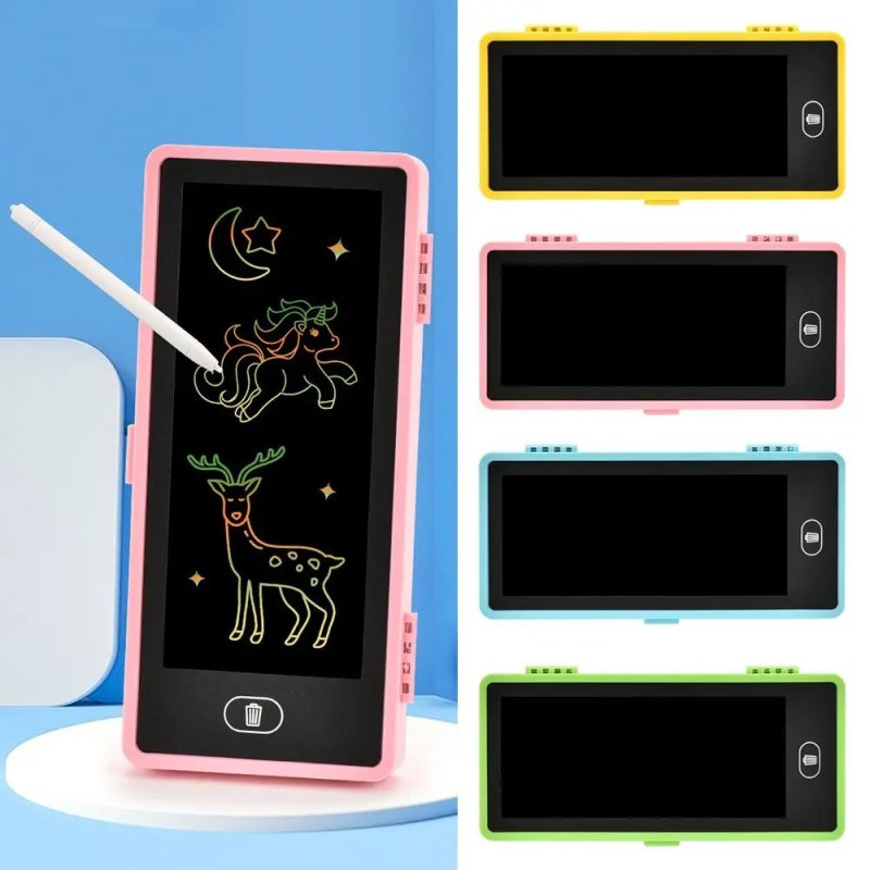  LCD Screen Pencil Case Handwriting 2-in-1 Cute Pen Box Large Capacity